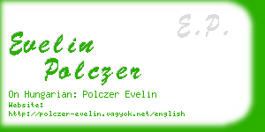 evelin polczer business card